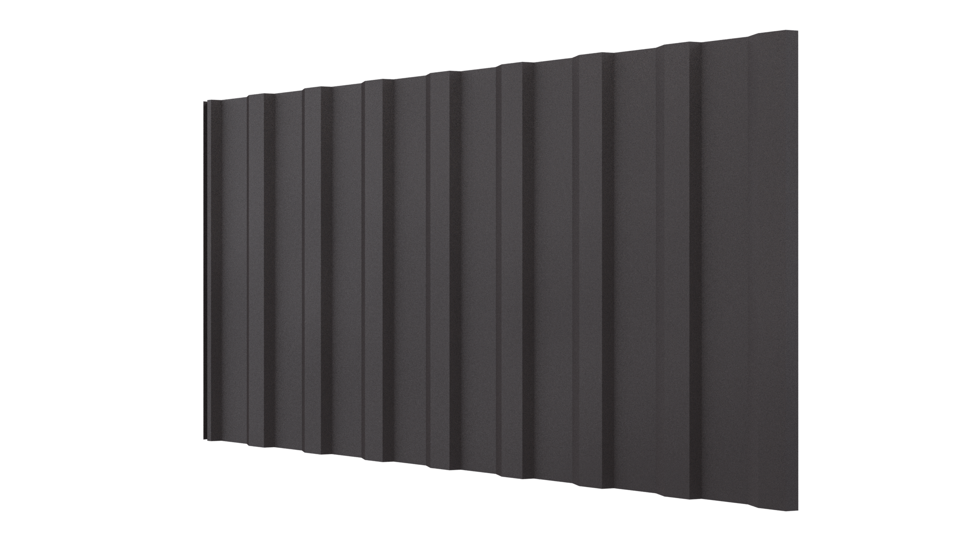 Профнастил С20R 1150/1100x0,5 мм, 8019 серо-коричневый матовый