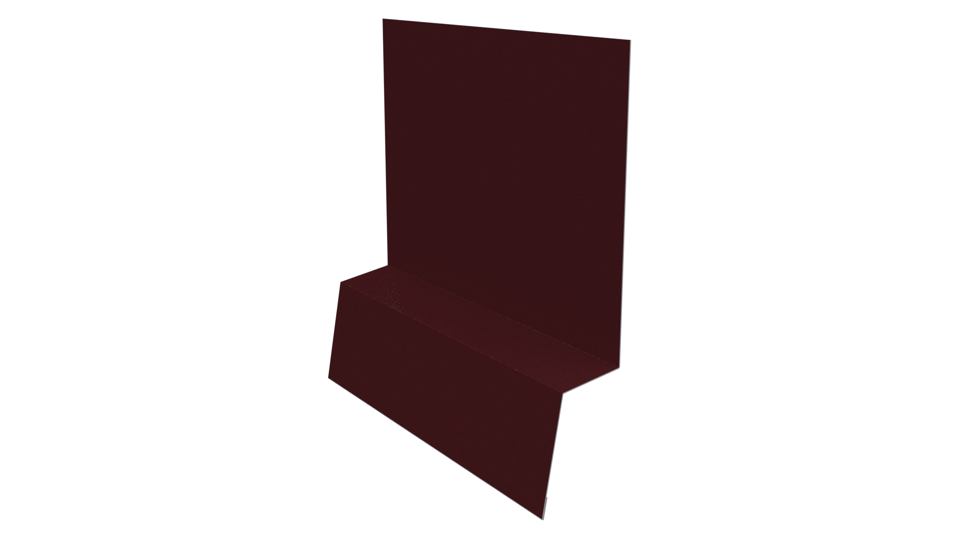 Планка стартовая фальц 135x30x55 мм, 3005 винно-красный глянцевый