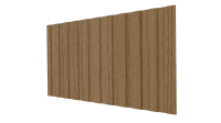 Профнастил С8 1200/1150x0,45 мм, Орех 3D