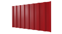 Профнастил С20B 1150/1100x0,5 мм, 3020 транспортный красный глянцевый