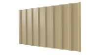 Профнастил С20B 1150/1100x0,65 мм, 1014 слоновая кость глянцевый
