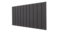 Профнастил С8 1200/1150x0,5 мм, 8019 серо-коричневый матовый