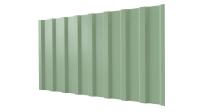 Профнастил С20B 1150/1100x0,4 мм эконом, 6019 бело-зеленый глянцевый