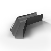 Угол желоба наружный 135⁰, 7024 графитовый серый