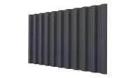 Профнастил С21 1051/1000x0,45 мм, 7024 графитовый серый матовый