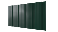 Профнастил К20 1185/1120x0,4 мм эконом, 6005 зеленый мох глянцевый