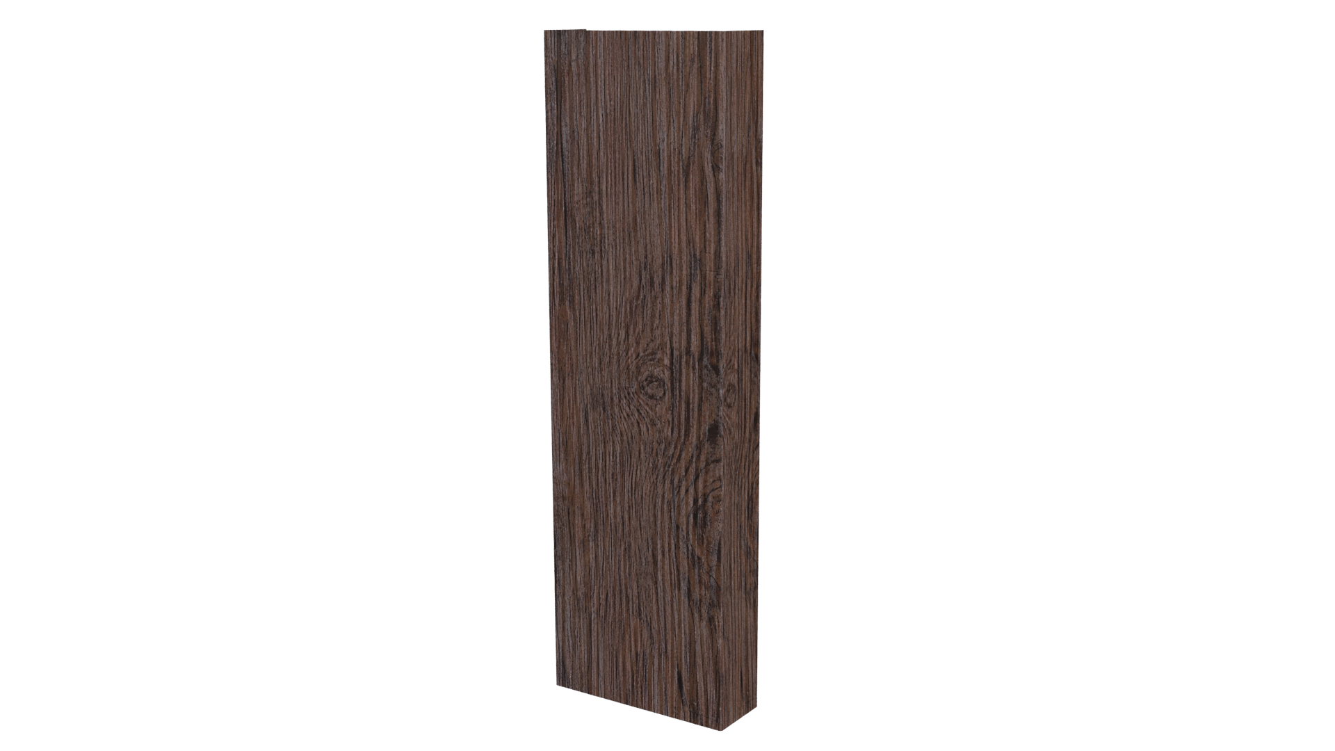 Декоративная накладка 20x60x20 мм, Морёный дуб 3D