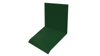 Планка примыкания верхняя к стене фальц 150x130x20 мм, 6002 лиственно-зеленый глянцевый