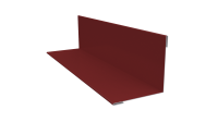 Угол внутренний 50x50x2000 мм, 3011 коричнево-красный глянцевый