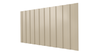 Профнастил С8 1200/1150x0,4 мм, 1015 св. слоновая кость глянцевый