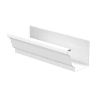 Желоб прямоугольный 120x86x3000 мм, 9003 сигнальный белый