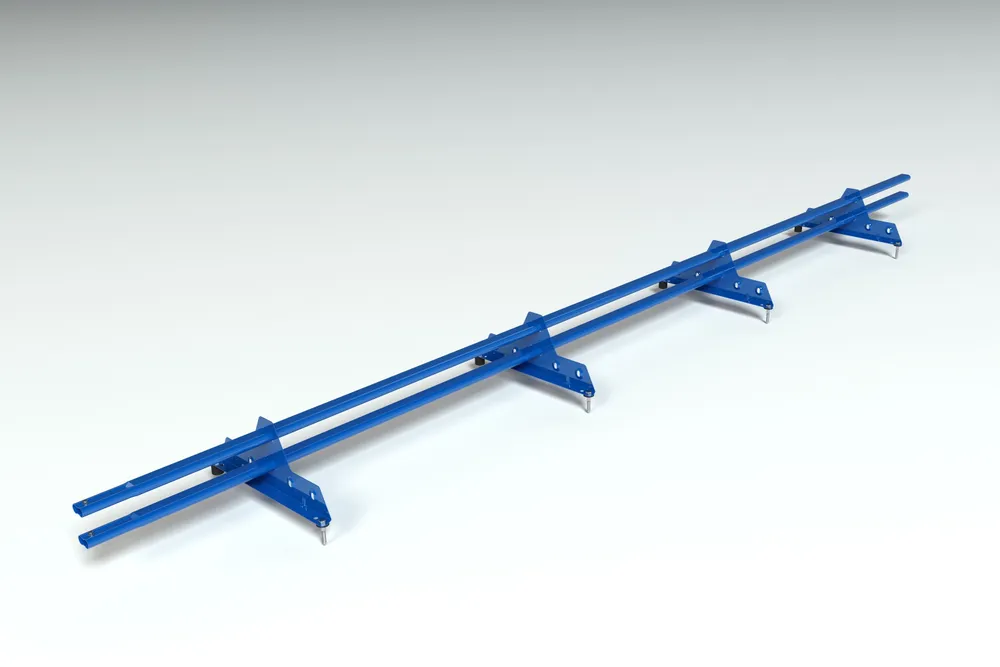 Снегозадержатель PROMO ZN 40x20 (овал) 3,0м Ral 5005 сигнальный синий