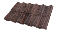 Профиль Лира 1170/1070x0,45 мм, 8019 Морёный дуб 3D