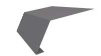 Планка карнизная 100x65x2000 мм, 7004 сигнальный серый глянцевый