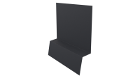 Планка стартовая фальц 135x30x55 мм, 7024 графитовый серый стальной бархат