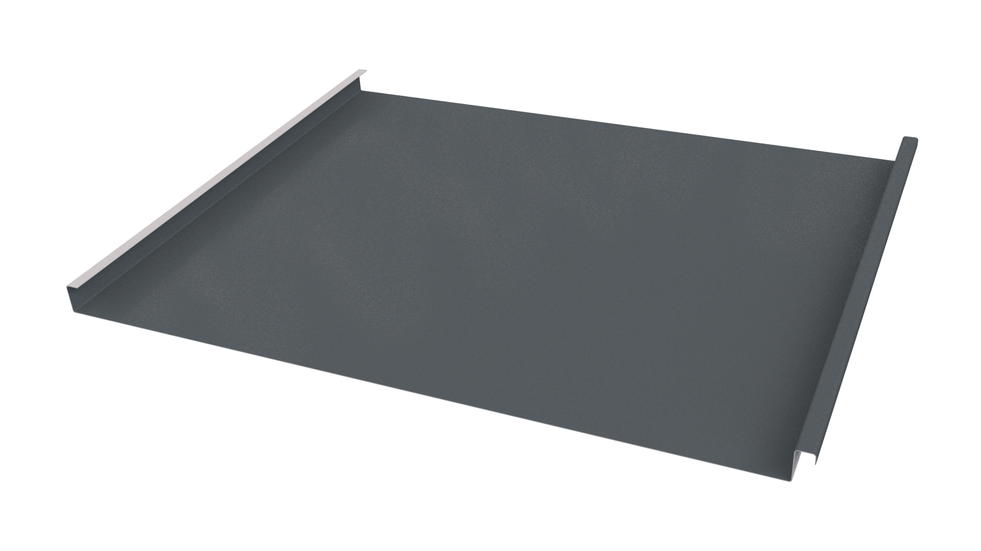 Фальцевая кровля 562/550x0,65 мм, 7011 железно-серый глянцевый