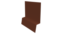 Планка стартовая фальц 135x30x55 мм, 8004 медно-коричневый глянцевый