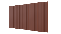 Профнастил К20 1185/1120x0,45 мм, 8004 медно-коричневый матовый