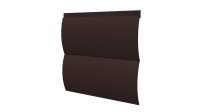 Блок хаус 383/355x0,5 мм, 8017 шоколадно-коричневый стальной бархат
