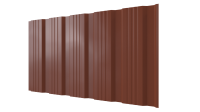 Профнастил К20 1185/1120x0,3 мм, 8004 медно-коричневый глянцевый