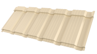 Профиль Пегас 1185/1150x0,4 мм, 1015 св. слоновая кость глянцевый