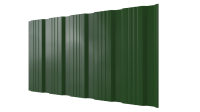 Профнастил К20 1185/1120x0,45 мм, 6002 лиственно-зеленый глянцевый