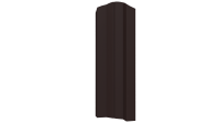 Штакетник М-образный Престиж 118x0,5 мм, 8017 шоколадно-коричневый стальной бархат