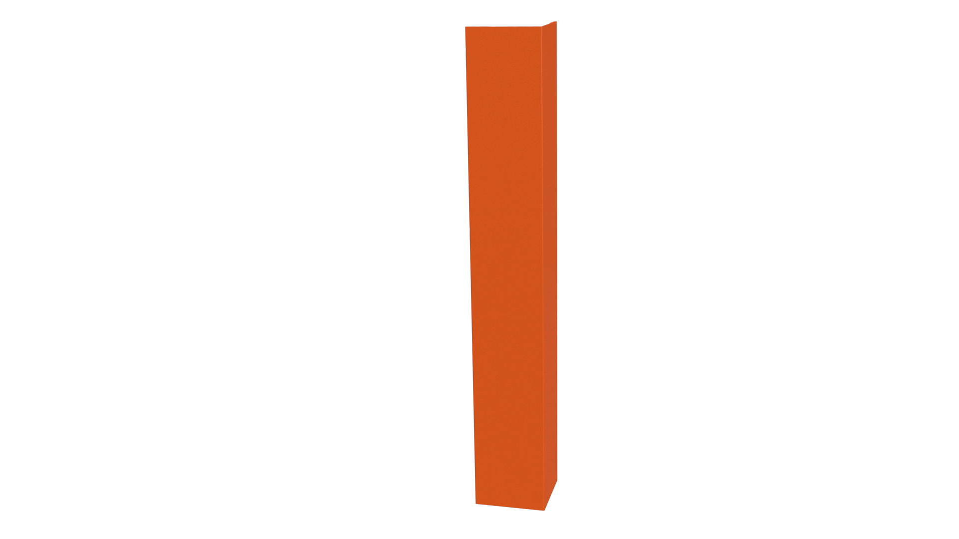 Планка угла наружного 30x30x2000 мм, 2004 оранжевый глянцевый