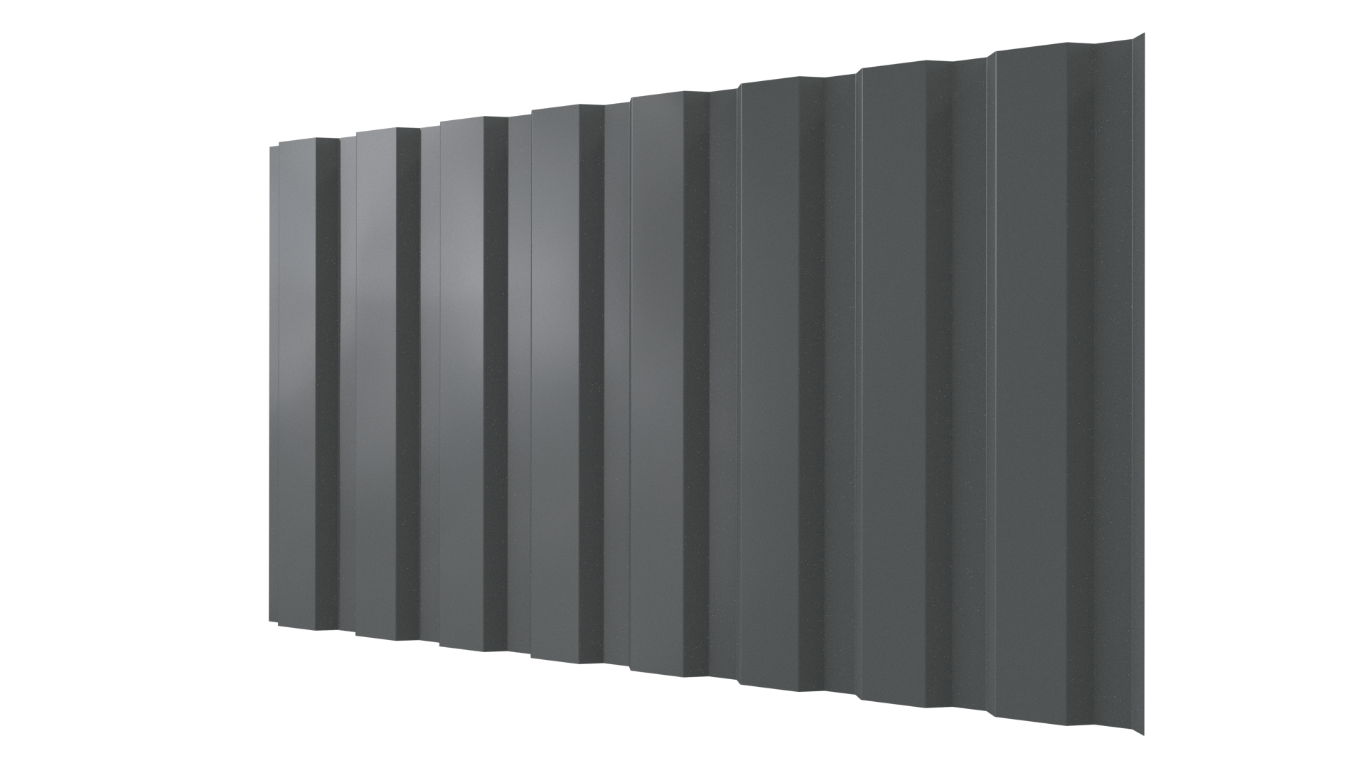 Профнастил С20A 1150/1100x0,3 мм, 7005 мышино-серый глянцевый