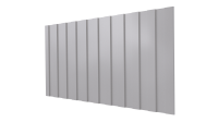 Профнастил С8 1200/1150x0,4 мм эконом, 7047 телерей 4 глянцевый