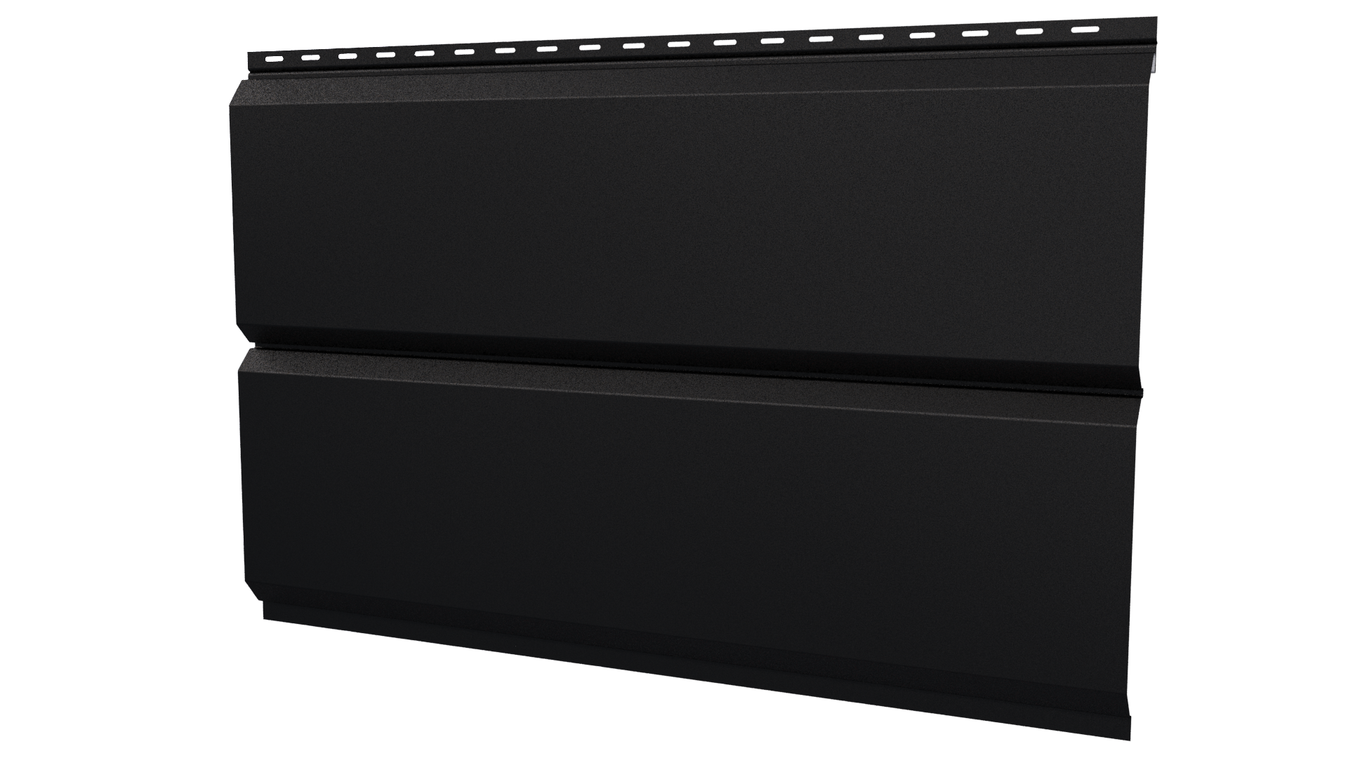 Л-брус 264/240x0,5 мм, 9005 черный янтарь матовый