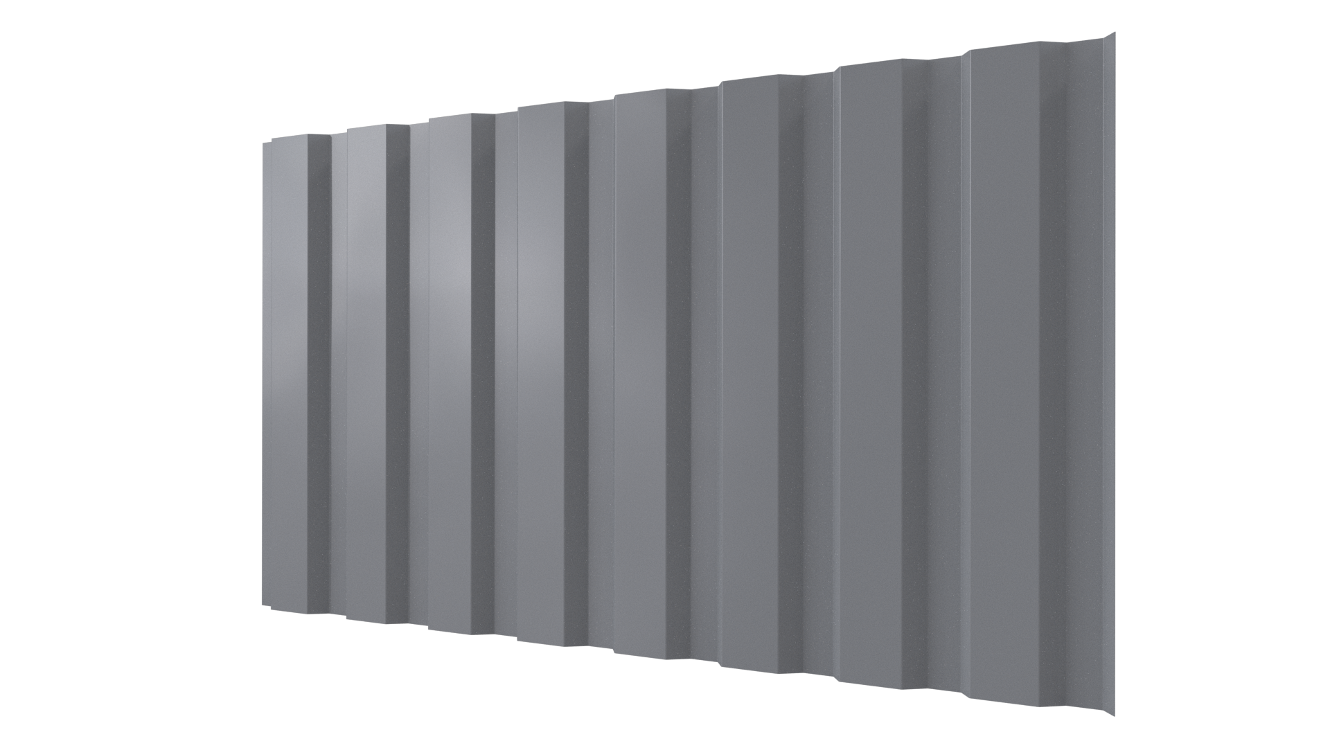 Профнастил С20A 1150/1100x0,3 мм, 7040 серое окно глянцевый
