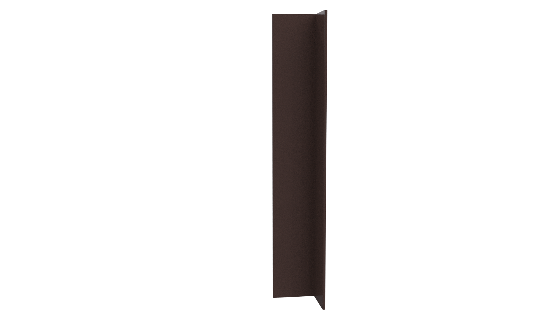 Планка угла внутреннего 30x30x2000 мм, 8017 шоколадно-коричневый PUR Pruf