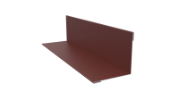 Угол внутренний 50x50x2000 мм, 3009 оксид красный матовый