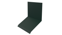 Планка примыкания верхняя к стене фальц 150x130x20 мм, 6005 зеленый мох матовый