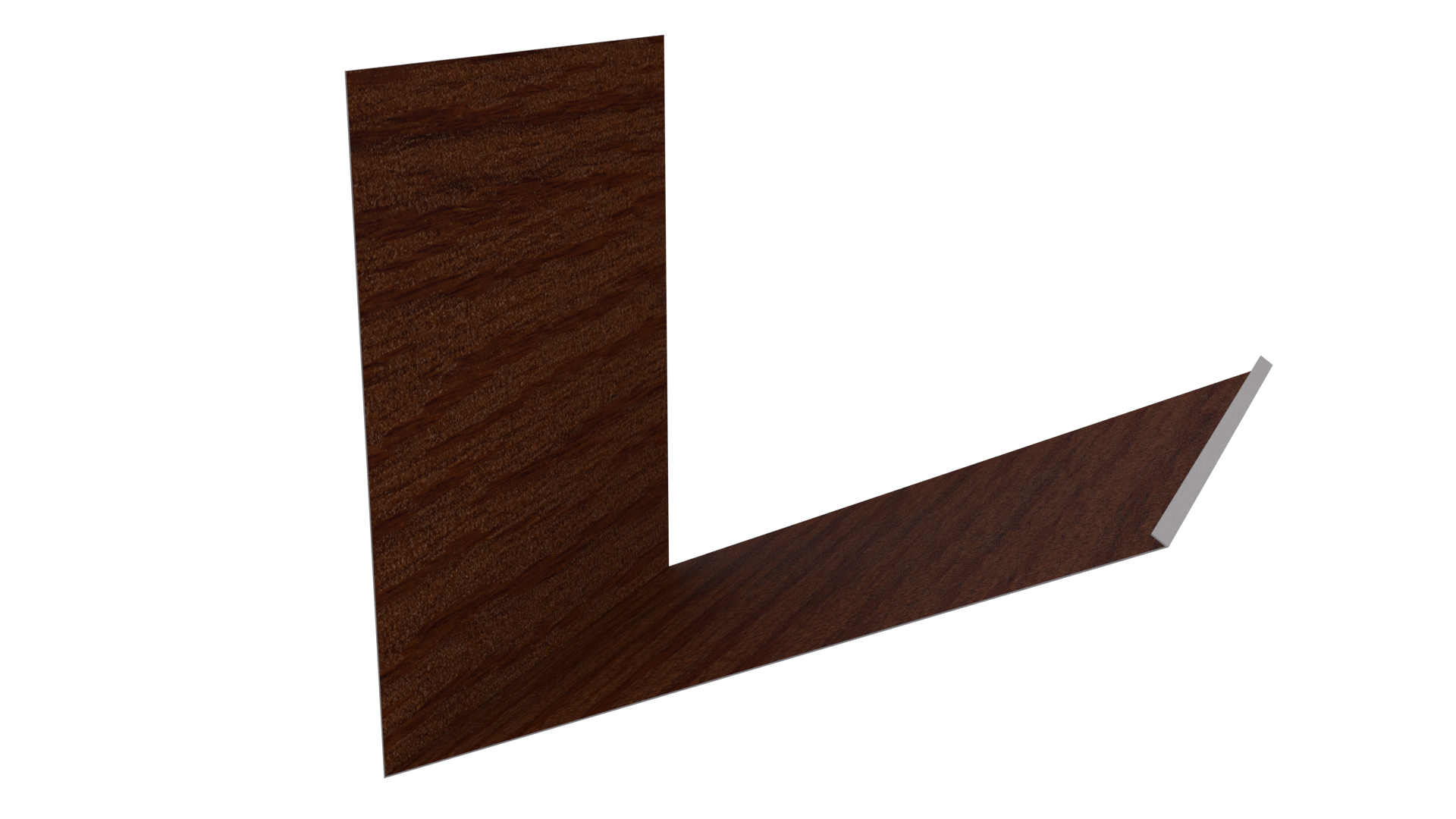 Планка примыкания верхняя к трубе фальц 250x210 мм, Дуб Кельтик 3D