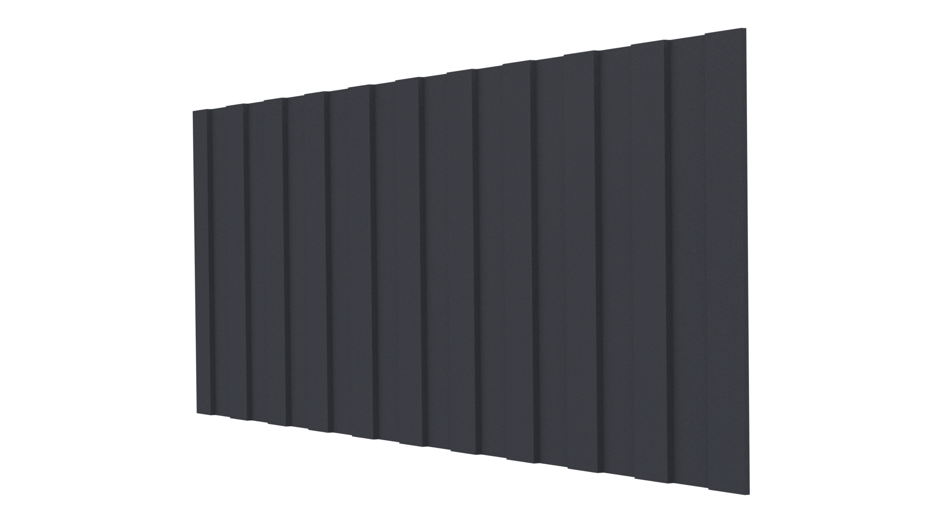 Профнастил С8 1200/1150x0,5 мм, 7024 графитовый серый стальной бархат