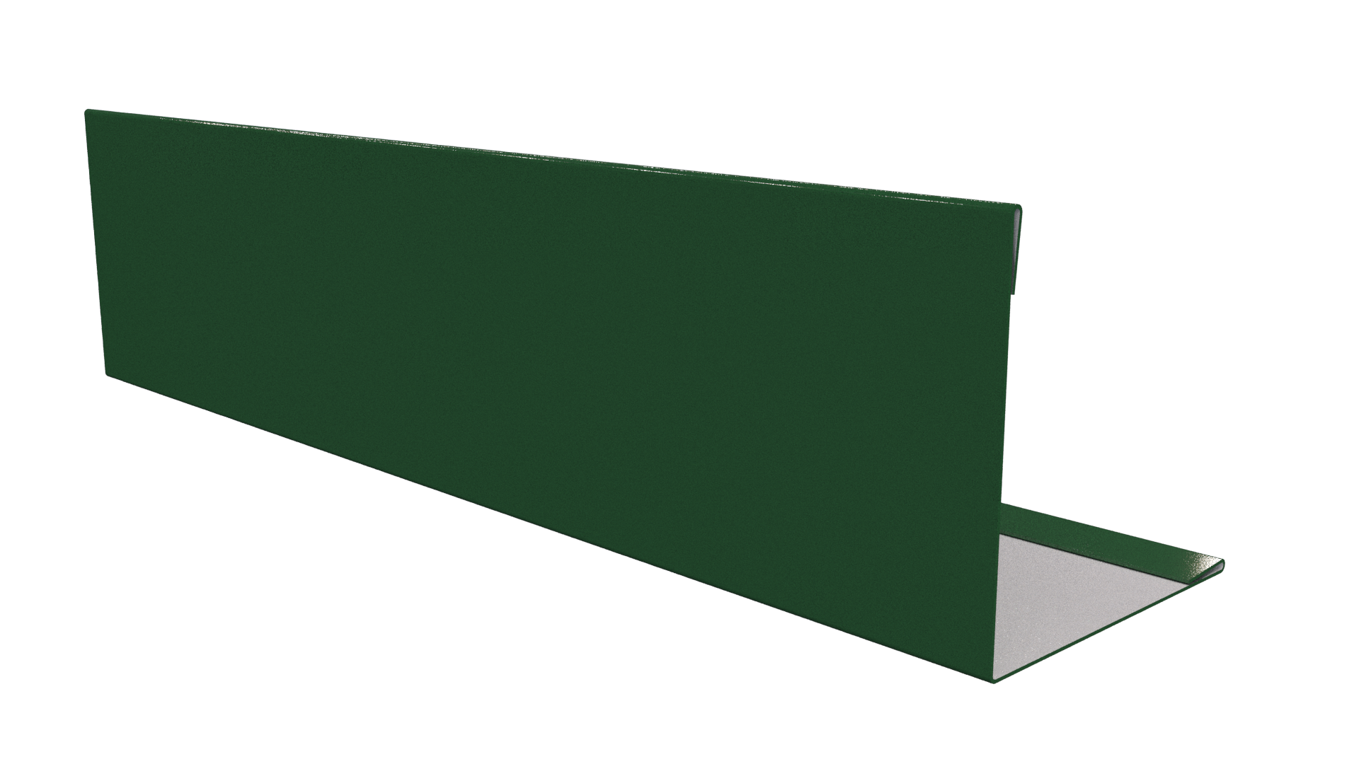 Планка завершающая 10x50x50x10 мм, 6002 лиственно-зеленый глянцевый