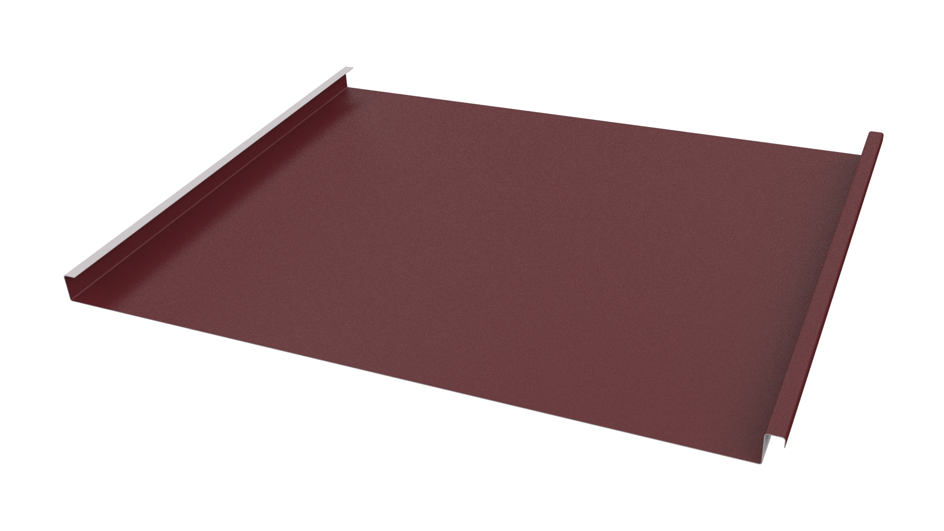Фальцевая кровля 562/550x0,45 мм, 3005 винно-красный матовый
