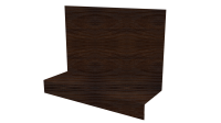 Примывание боковое фальц 25x65x130 мм, Античный дуб 3D