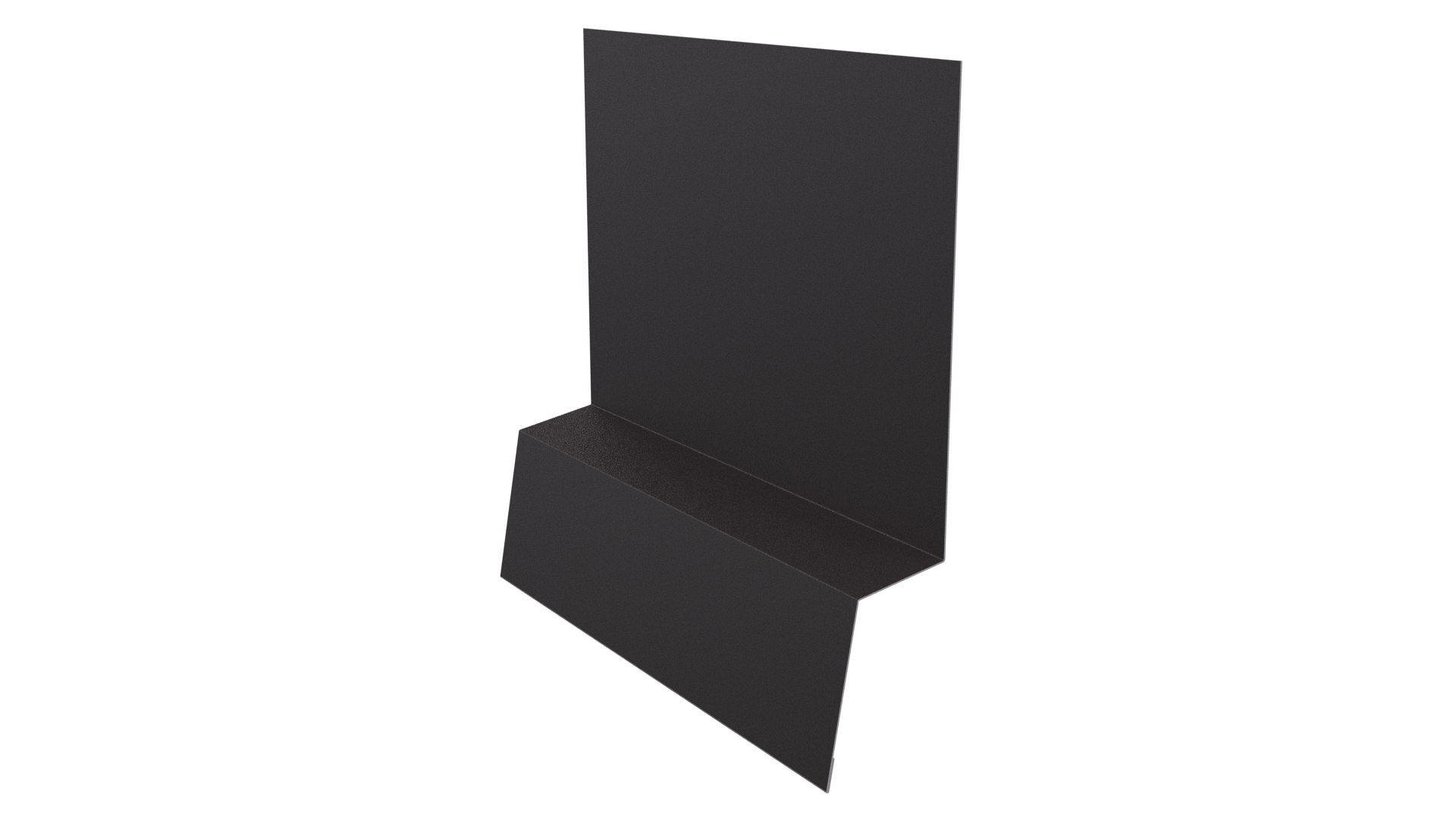 Планка стартовая фальц 135x30x55 мм, 8019 серо-коричневый матовый