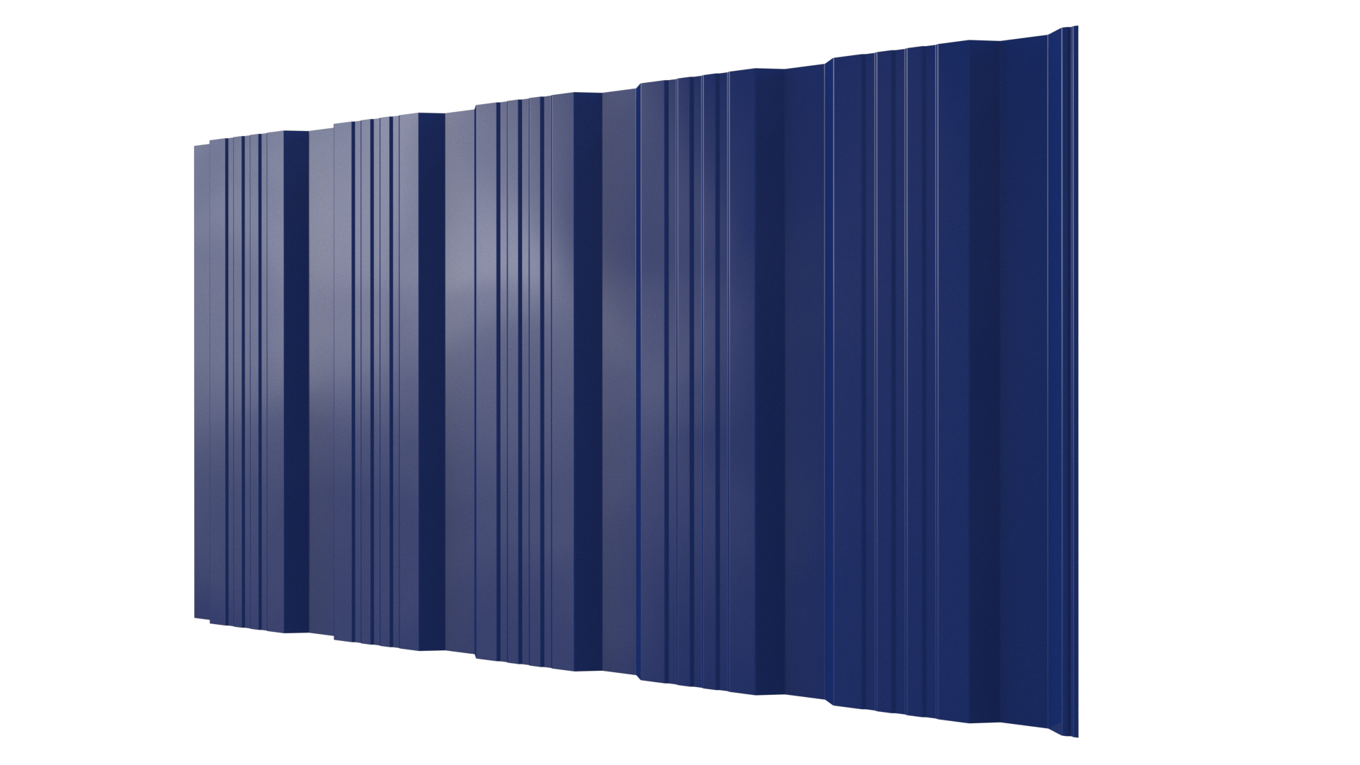 Профнастил К20 1195/1130x0,5 мм, 5002 ультрамариново-синий глянцевый