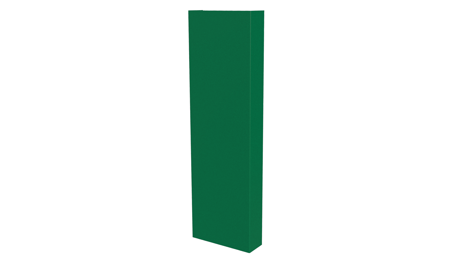 Декоративная накладка 20x60x20 мм, 6029 мятно-зеленый глянцевый