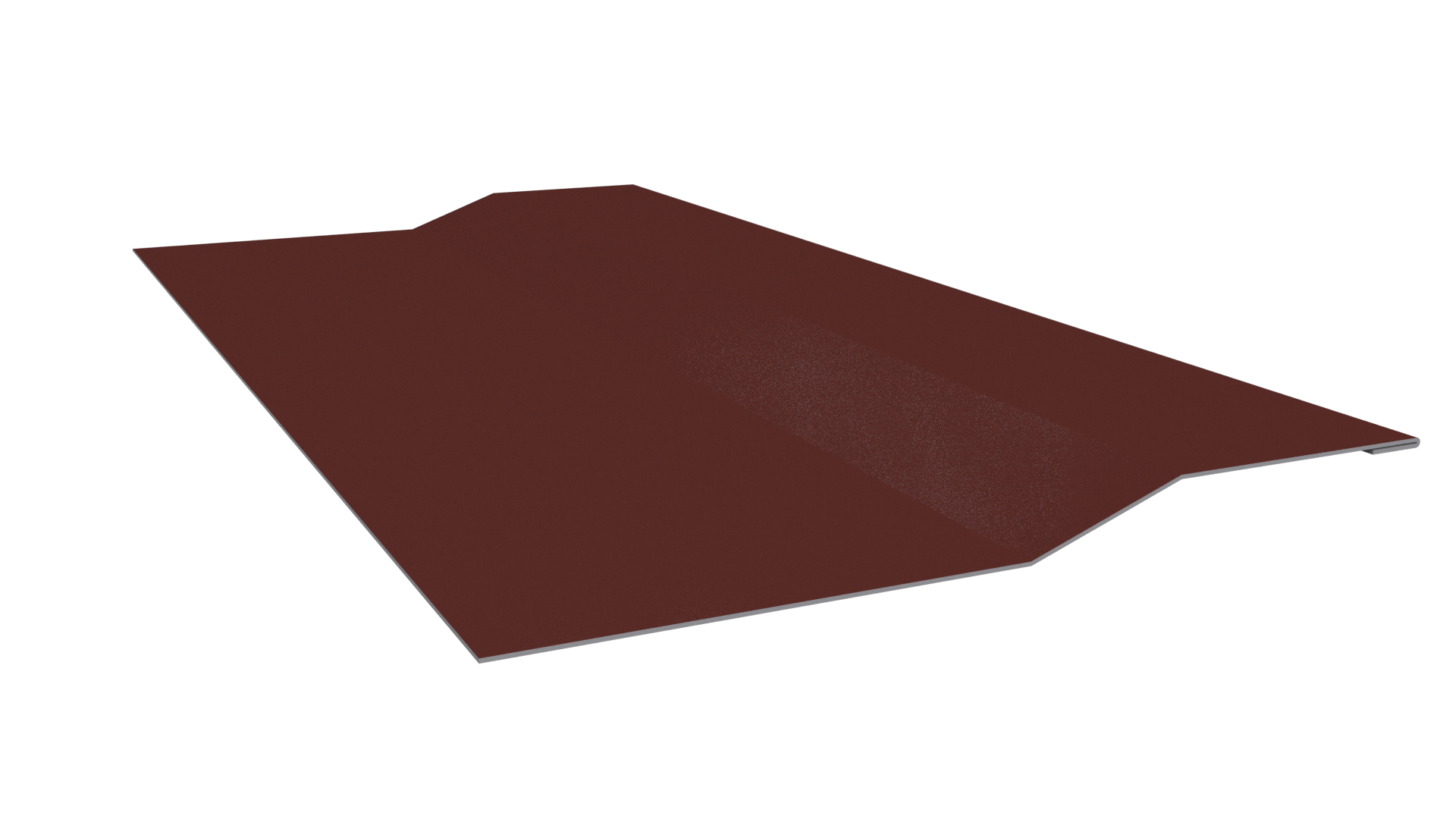 Планка крепёжная фальц 50x17x29 мм, 3009 оксид красный глянцевый