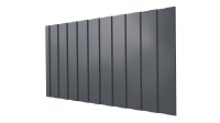 Профнастил С8 1200/1150x0,4 мм, 7011 железно-серый глянцевый