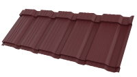 Профиль Пегас 1185/1150x0,45 мм, 3005 винно-красный матовый