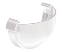 Заглушка желоба 120 мм, 8017 шоколад