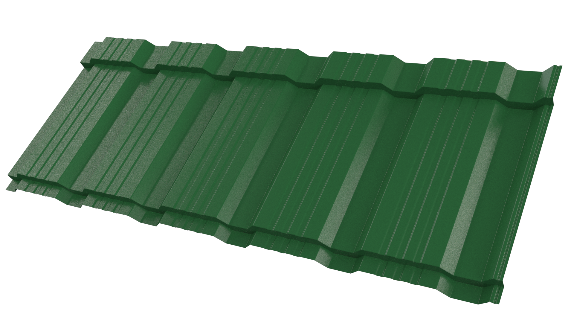 Профиль Пегас 1195/1130x0,4 мм, 6002 лиственно-зеленый глянцевый