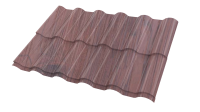 Профиль Лира 1170/1070x0,45 мм, 8019 Античный дуб 3D