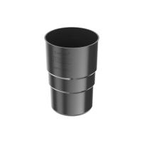 Соединитель водосточной трубы 90 мм, RAL 9005